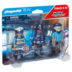 Playmobil - City Action - Rendőrök 3-as figuraszett