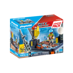 Playmobil - City Action - Starter Pack - Építkezés csörlővel kezdő játékszett