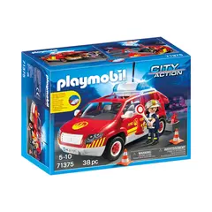 Playmobil City Action - Tűzoltó autó fénnyel és hanggal játékszett