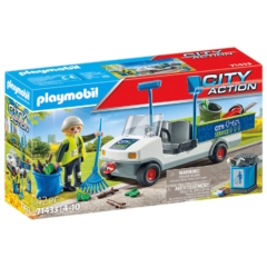 Playmobil - City Action - Várostakarítás elektromos járművel játékszett