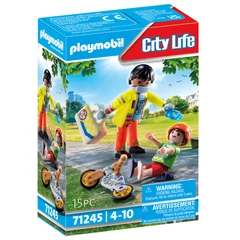 Playmobil - City Life - Ápoló és páciense játékszett