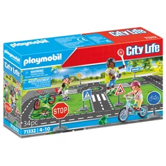 Playmobil - City Life - Kerékpároktatás játékszett