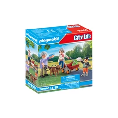 Playmobil - City Life - Nagyszülők unokával játékszett