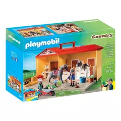 Playmobil Country - Hordozható lovascentrum játékszett