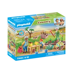 Playmobil - Country - Nagyszülők zöldségeskertje játékszett