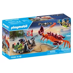Playmobil - Pirates - Harc az óriás rákkal játékszett