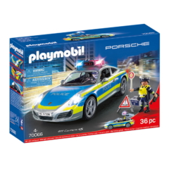 Playmobil - Porsche 911 Carrera 4S Rendőrség játékszett