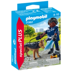 Playmobil - Special Plus - Rendőr nyomozó kutyával játékszett