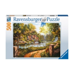 Ravensburger 500 db-os puzzle - Ház a Folyónál (16582)