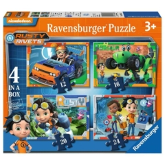 Ravensburger 4 az 1-ben puzzle (12, 16, 20, 24 db-os) - Rusty Rivets (06983)