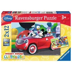 Ravensburger 2 x 12 db-os puzzle - Mickey, Minnie és a barátok (07565)