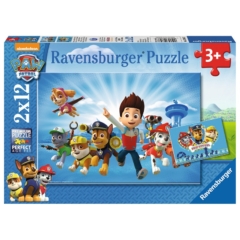 Ravensburger 2 x 12 db-os puzzle - Mancs őrjárat (07586)