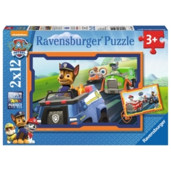 Ravensburger 2 x 12 db-os puzzle - Mancs őrjárat (07591)