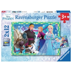 Ravensburger 2 x 12 db-os puzzle - Jégvarázs (07621)