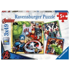 Ravensburger 3 x 49 db-os puzzle - Avengers - Bosszúállók (08040)