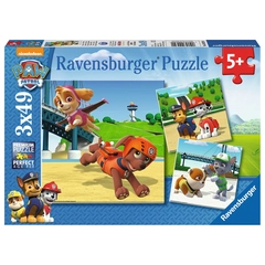 Ravensburger 3 x 49 db-os puzzle - Mancs őrjárat (09239)