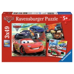Ravensburger 3 x 49 db-os puzzle - Verdák 2 - Világkörüli verseny (09281)