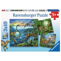Ravensburger 3 x 49 db-os puzzle - Dinoszauruszok (09317)