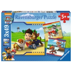 Ravensburger 3 x 49 db-os puzzle - Mancs őrjárat (09369)