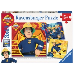 Ravensburger 3 x 49 db-os puzzle - Sam, a tűzoltó (09386)