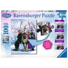 Ravensburger 100 db-os XXL puzzle - Keresd a különbséget - Jégvarázs  (10557)