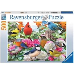Ravensburger 500 db-os puzzle - Kerti madarak (14223)
