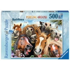Ravensburger 500 db-os puzzle - Selfies - Mókás lovak (14695)