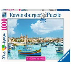 Ravensburger 1000 db-os  puzzle - Mediterranean Places - Málta (14978)
