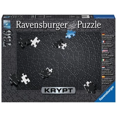 Ravensburger 736 db-os puzzle - KRYPT fekete (15260)