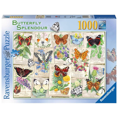 Ravensburger 1000 db-os puzzle - Tündöklő pillangók (15261)