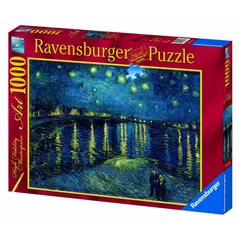 Ravensburger 1000 db-os Art puzzle - Van Gogh - Csillagos éj a Rhone fölött (15614)