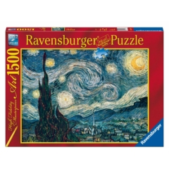Ravensburger 1500 db-os Art puzzle - Van Gogh - Csillagos éj (16207)