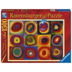 Ravensburger 1500 db-os puzzle - Colour Study, Squares with Concentric Circles, Kandinsky (16377)