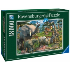 Ravensburger 18000 db-os puzzle - Az itatónál (17823)