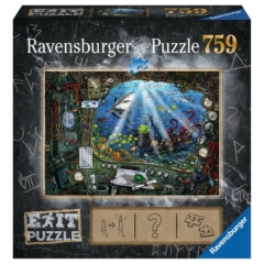 Ravensburger 759 db-os Exit puzzle - A tengeralattjáró (19953)