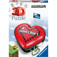 Ravensburger 54 db-os 3D  puzzle - Minecraft szív dobozka (11285)