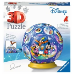Ravensburger 72 db-os 3D gömb puzzle - Disney karakterek Földgömb (11561)