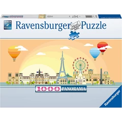 Ravensburger 1000 db-os Panoráma puzzle - Day in Paris (17393)