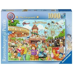 Ravensburger 1000 db-os puzzle - Káosz a vidámparkban (13990)