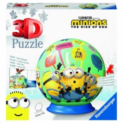 Ravensburger 72 db-os 3D gömb puzzle - Minyonok (11179)