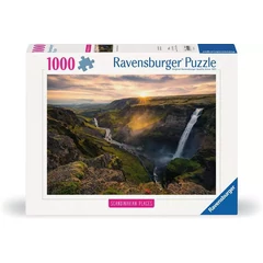 Ravensburger 1000 db-os puzzle - Haifoss vízesés - Izland (12000110)