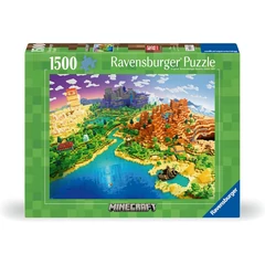 Ravensburger 1500 db-os puzzle - A Minecraft világa (12000433)