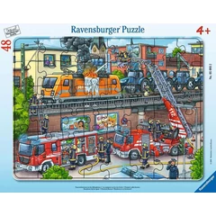 Ravensburger 48 db-os keretes puzzle - Tűzoltócsapat (05093)