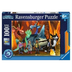 Ravensburger 100 db-os XXL puzzle - Sárkányok - A kilenc birodalom (13379)