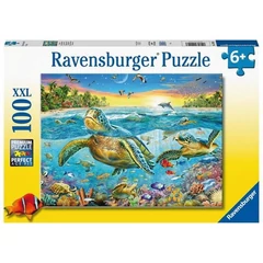 Ravensburger 100 db-os XXL puzzle - Teknősök találkozása (12942)