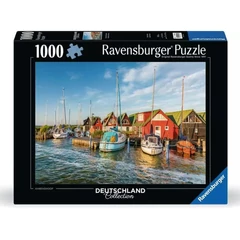 Ravensburger 1000 db-os puzzle - Ahrenshoop romantikus kikötői világa (12000584)