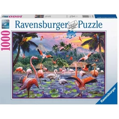 Ravensburger 1000 db-os puzzle - Rózsaszín flamingók (17082)