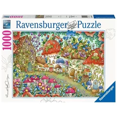Ravensburger 1000 db-os puzzle - Aranyos gombaházikók (16997)