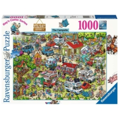 Ravensburger 1000 db-os puzzle - Holiday Resort 1 - The Campsite (17578)
