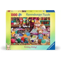 Ravensburger 1000 db-os puzzle - Kötögetés cicákkal (12000102)